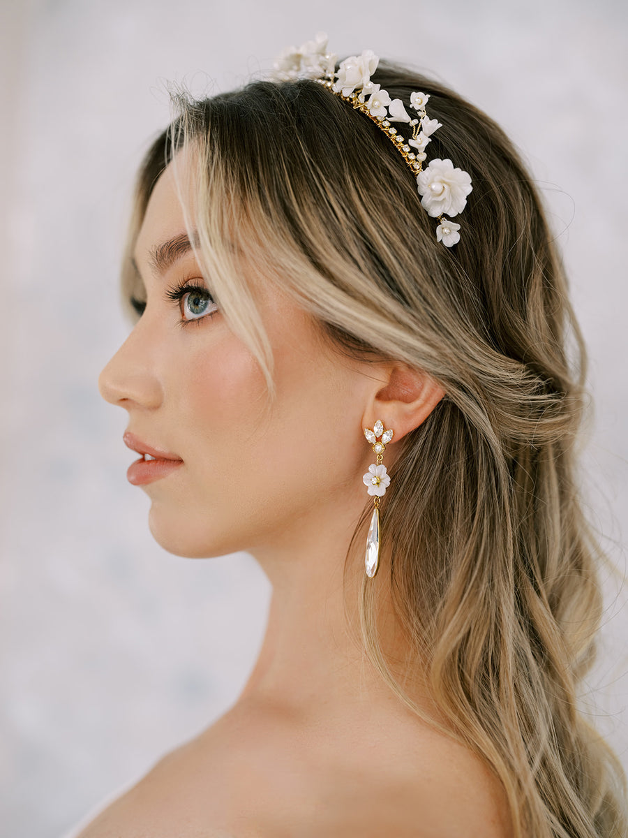 Farah Bridal Flower Crown